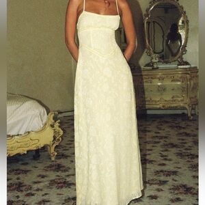 yellow princess polly formal dress